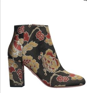 Aquazzura Brooklyn Floral Booties